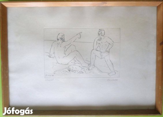 Borsos Miklós: Útmutató (rézkarc)