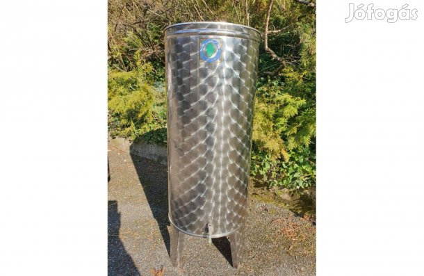 Bortartály, úszófedeles, Inox, 100 literes