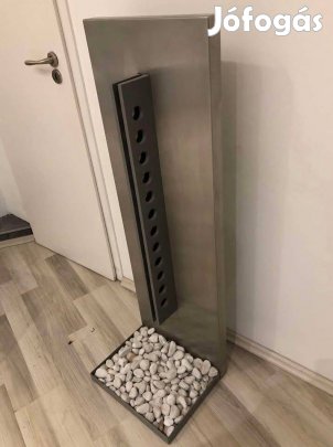 Bortartó állvány fém dekorkavicsokkal Megkímélt