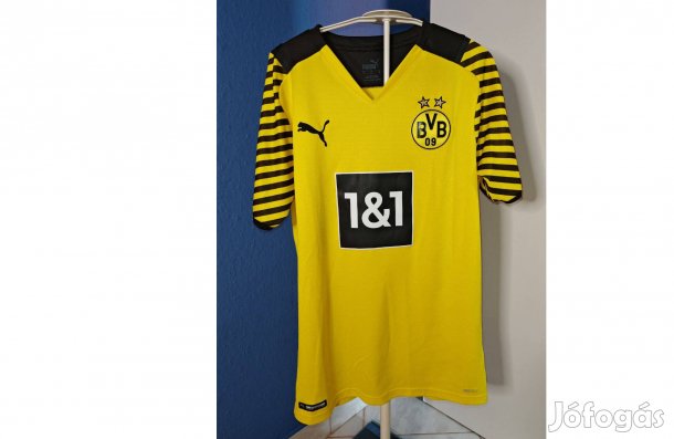 Borussia Dortmund 2021-22 eredeti Puma sárga mez (S)