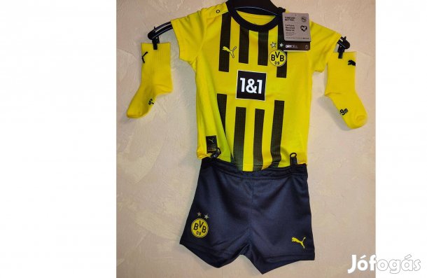 Borussia Dortmund eredeti Puma fekete sárga baby szett (80)