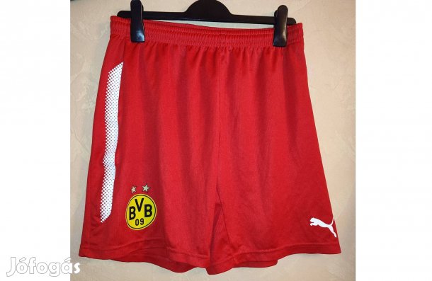 Borussia Dortmund eredeti piros Puma rövid nadrág (M)