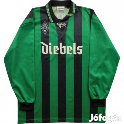 Borussia Mönchengladbach 95-96 Reebok vendég hosszú ujjú foci mez XXL