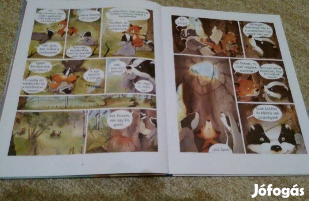 Borz úr és Róka asszony új nagy alakú képregény könyv