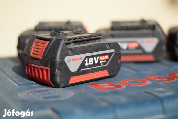 Bosch 18v 5Ah/6Ah 4db aksi akku