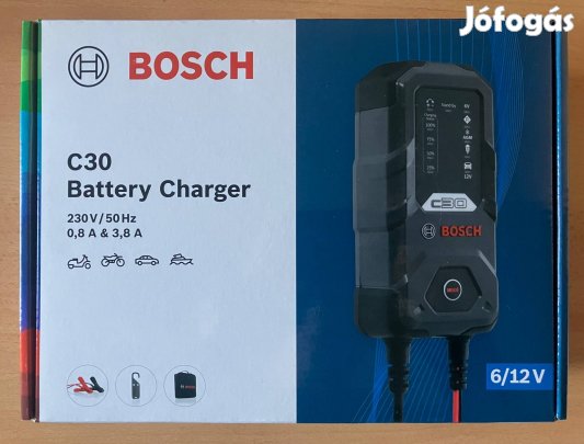Bosch C30 6V/12V akkumulátortöltő
