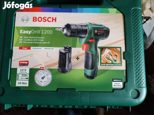 Bosch Easydrill 1200 Akkus kétfokozatú fúrócsavarozó