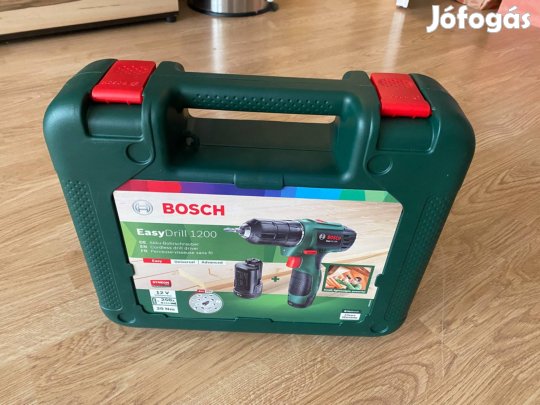 Bosch Easydrill 1200 akkumulátoros fúrócsavarozó készlet (bontatlan)