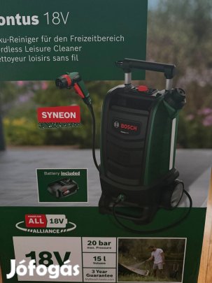 Bosch Fontus II akkus magasnyomású mosó, 18V, 20bar