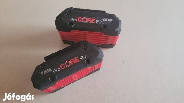 Bosch Procore 18V 4Ah akkumulátorok, Bosch aksi