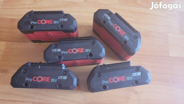 Bosch Procore 18V 4Ah akkumulátorok, aksi