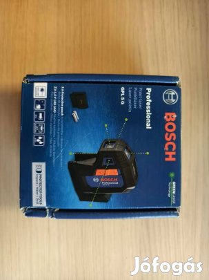 Bosch Professional GPL 5 G pontlézer | Zöld | Új És Nem Használt