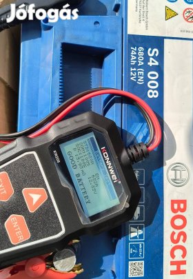 Bosch S4 008, 12V 74Ah 680A jobb+ akkumulátor eladó!