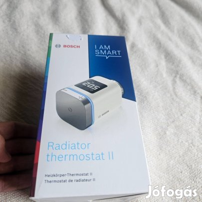 Bosch Smart Home Intelligens Radiátor Okos Termosztát II új dobozos s