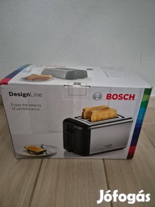 Bosch TAT3P420 Designline ezüst-fekete 2 szeletes kenyérpirító