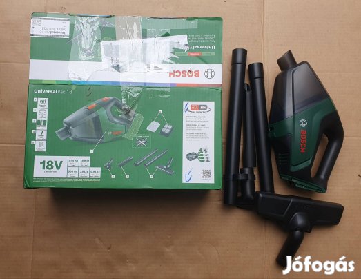 Bosch Universalvac 18 Akkus kézi porszívó///állapota új////