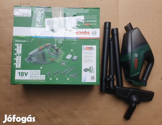 Bosch Universalvac 18 Akkus kézi porszívó/állapota új 