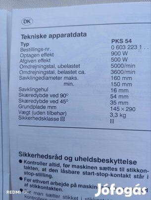 Bosch elektromos körfűrész 