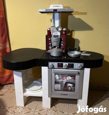 Bosch játékkonyha - szép állapotban, sok kiegészítővel eladó