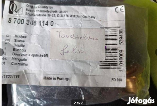 Bosch tömszelence felső