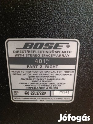 Bose 401 hangfal pár