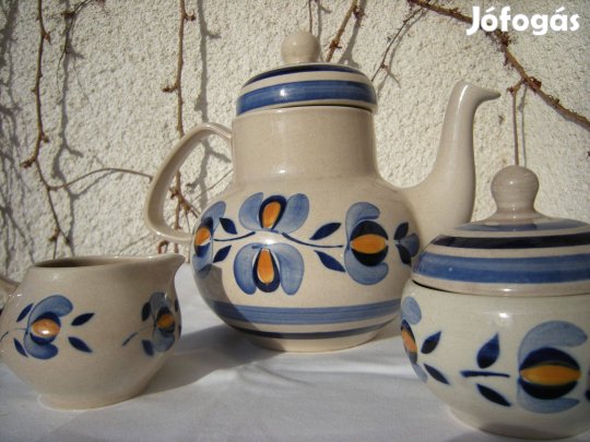 Bosh teás szervíz kancsó kanna cukortartó tej /citromlés kis kiöntő