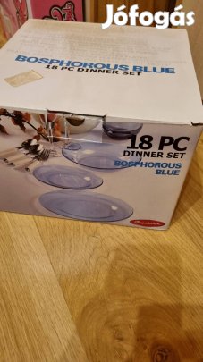 Bosphorus tányérkészlet étkészket üveg új