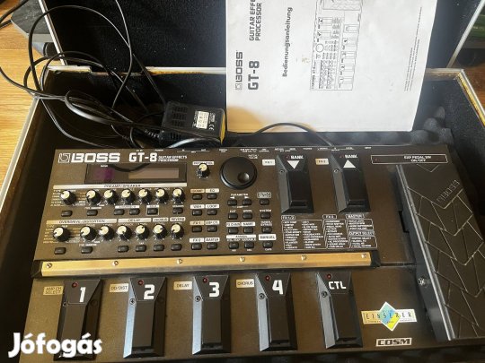 Boss GT-8 gitár multieffekt pedál