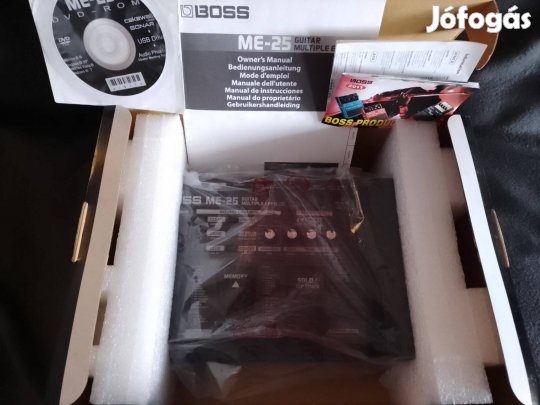 Boss ME-25 gitár multieffekt -Dobozában, tartozékaival!