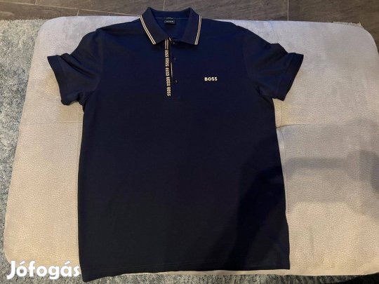 Boss galléros L póló férfi