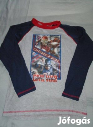 Bosszúállók Polgárháború mintás felső 9-10 évesre (méret 140)