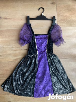 Boszorkány jelmez 98-104, 3-4 éves korú kislánynak