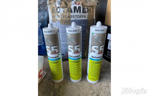 Botament S5 Supax szilikon Nr. 24 szürke szín, 3 bontatlan kartus