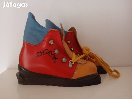 Botas retro cseszlovák gyerek sí cípő