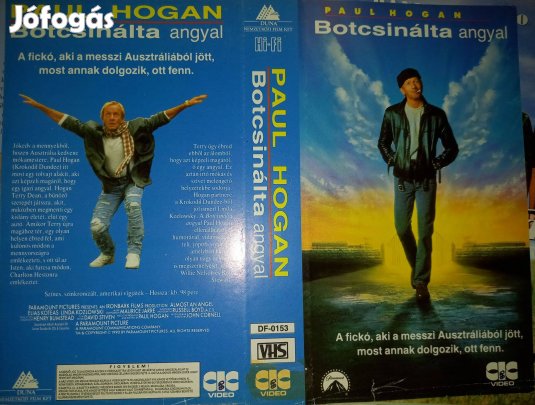 Botcsinálta angyal - vígjáték vhs - Paul Hogan