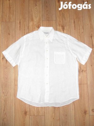 Bottega Artigiana rövid ujjú lenvászon ing (XXL-es)