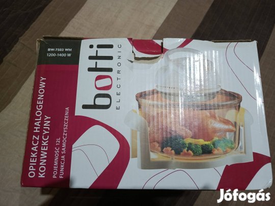 Botti halogén főző sütő edény