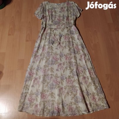 Boutique pasztell virágos női ruha M