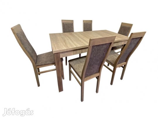 Bővíthető étkező garnitúra 6 székkel san remo T9007