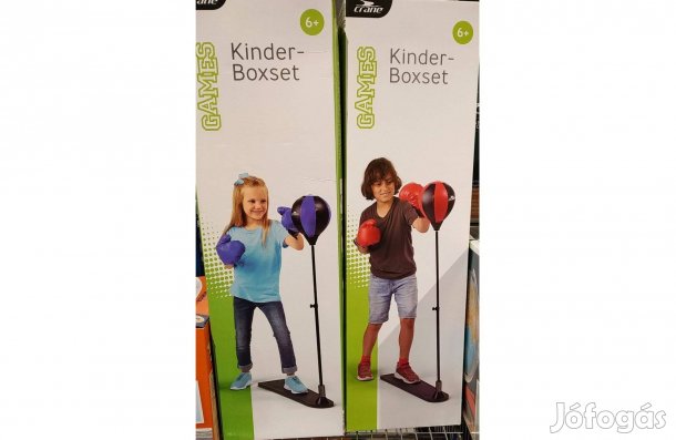Box szett állvány körte kesztyűk komplett Komplett Junior "edző"