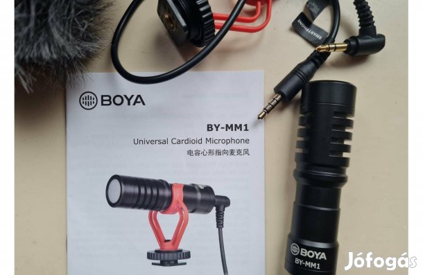 Boya BY-MM1 puska mikrofon kardiodid jack