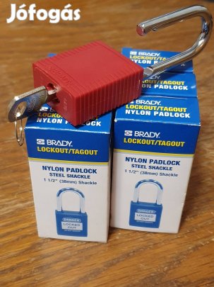 Brady műanyag házas lakat (Abus mechanika)