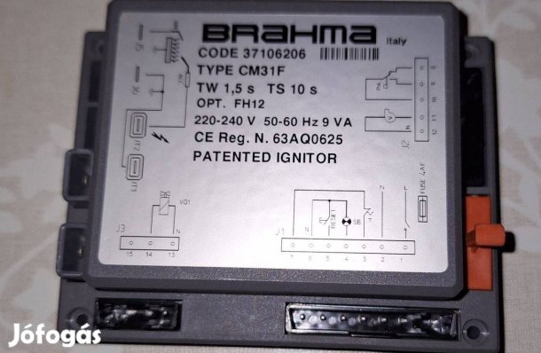 Brahma gyújtásvezérlő panel (Immergas)