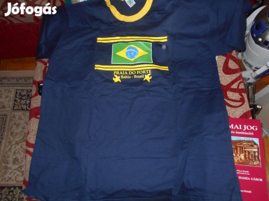 Brasil kék színű poló