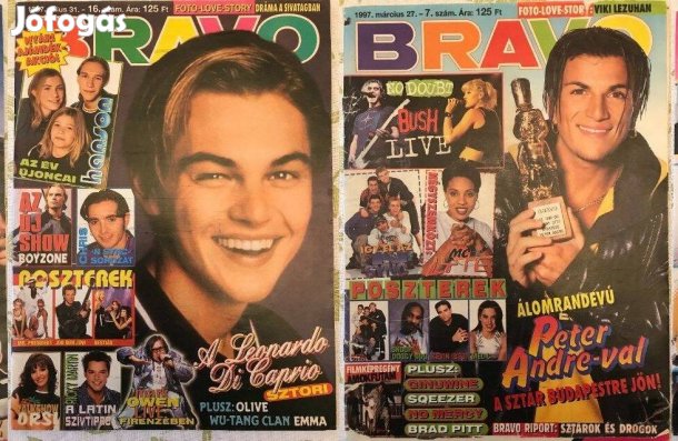 Bravo újságok 1997-1999