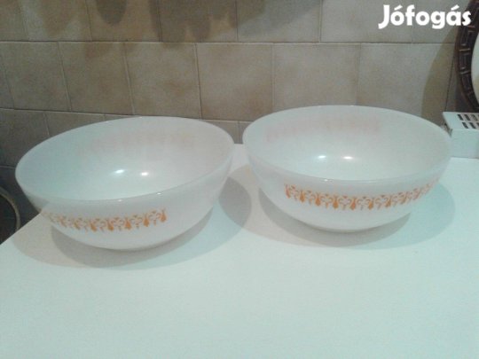 Brazil jénai tálaló narancssárga mintás 1990/db