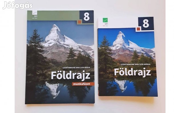 Brecsok Mária: Földrajz tankönyv, munkafüzet 8. osztály AP-081305