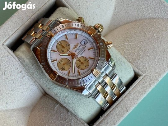 Breitling Chronomat Evolution 44 arany-acél szervizelve Lgsw