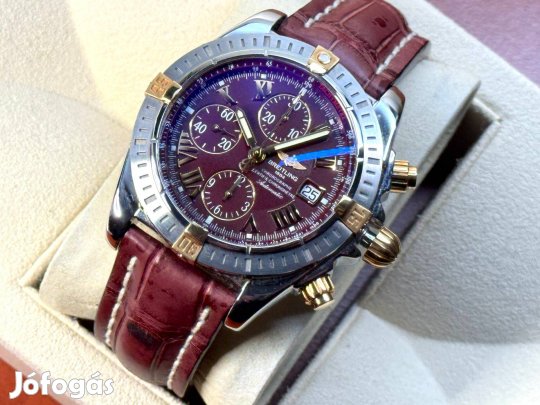 Breitling Chronomat Evolution 44 arany-acél újszerűen Lgsw
