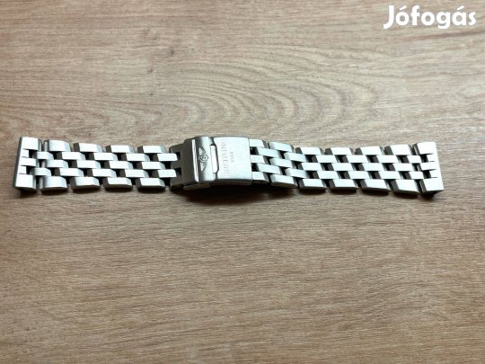 Breitling Pilot acél csat 22/20 Lgsw